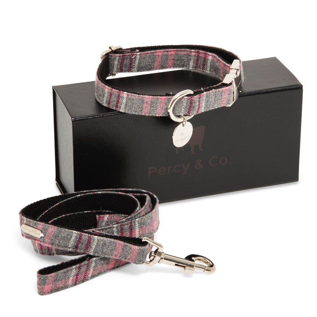 Percy & Co. Dog Collar & Lead Set in The Winchester - PurrfectlyYappy