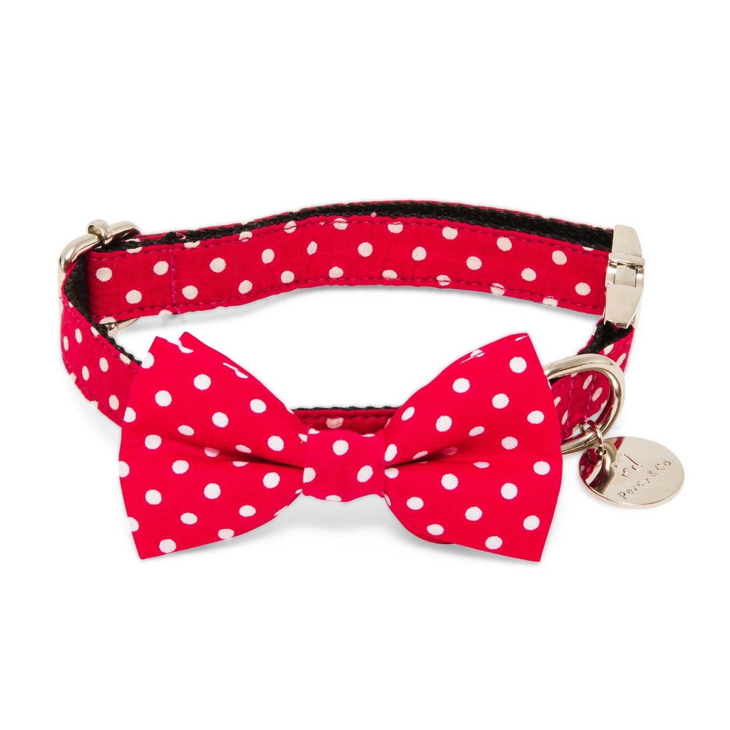 Percy & Co. Dog Collar Bow Tie in The York - PurrfectlyYappy