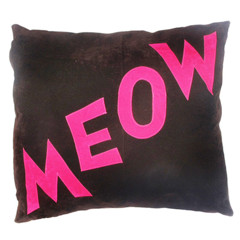 Creature Clothes Cat Nappa Meow Cat Bed in Brown and Pink - PurrfectlyYappy