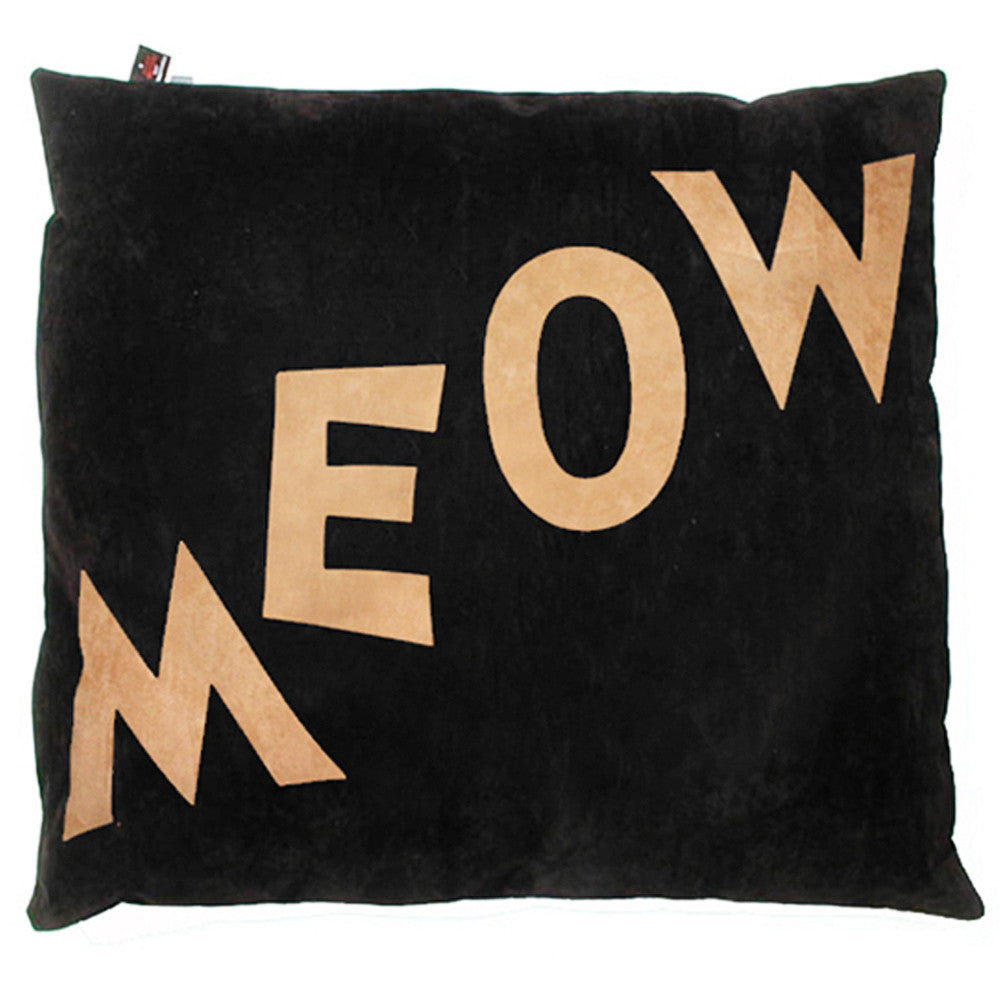 Creature Clothes Cat Nappa Meow Cat Bed in Black - PurrfectlyYappy
