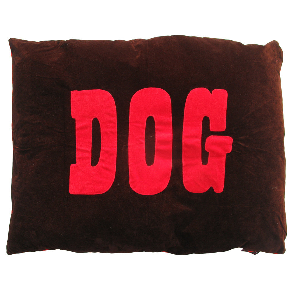 Creature Clothes Brown 'Dog' Doza Dog Bed - PurrfectlyYappy