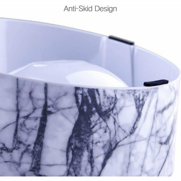 Super Design 15 Degree Tilted Bowl Marble - Super Design - PurrfectlyYappy 