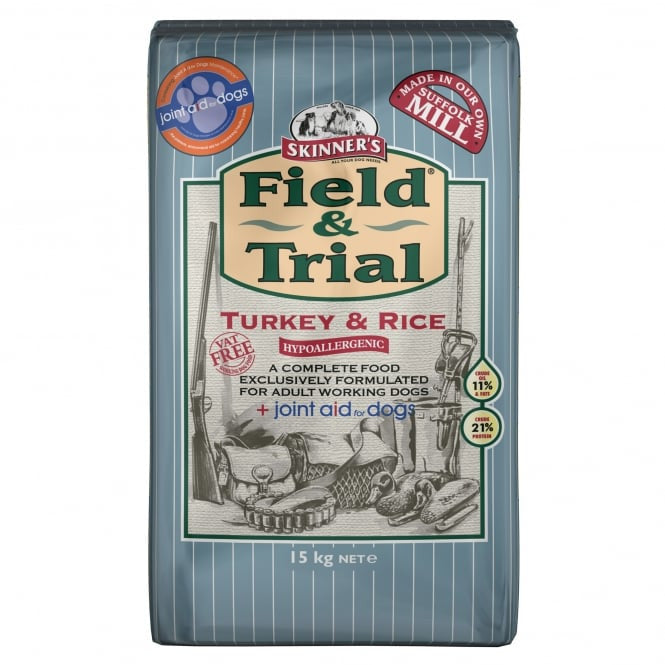 Skinners Field & Trial Turkey & Rice with Joint Aid - PurrfectlyYappy