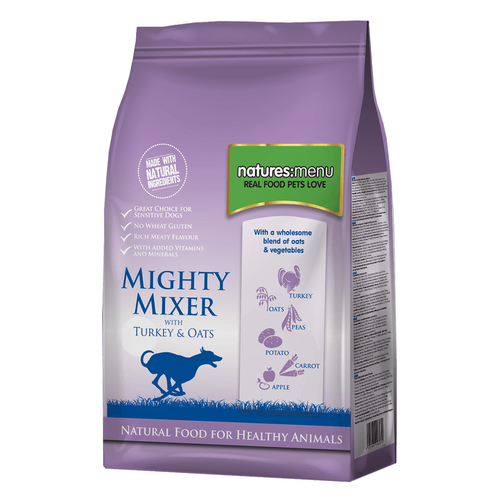 Natures Menu Mighty Mixer with Turkey & Oats - Natures Menu - PurrfectlyYappy 